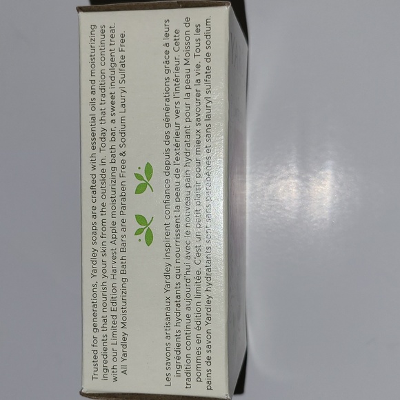 Yardley Limited Edition Harvest Apple Soap Bars NIB 4x - Picture 3 of 11